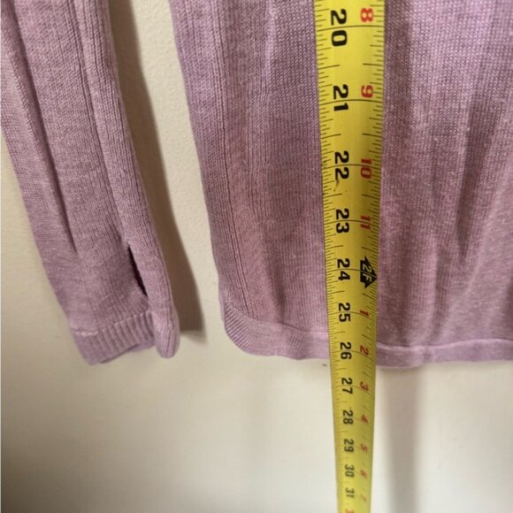 Lululemon Hello Aloe Pullover Sweater Silk Crew Tunic Knit Lightweight Rose Top - Picture 16 of 16